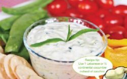 Zany Zucchini Dip - Foodbank WA healthy recipe - Healthy eating resources education Australia
