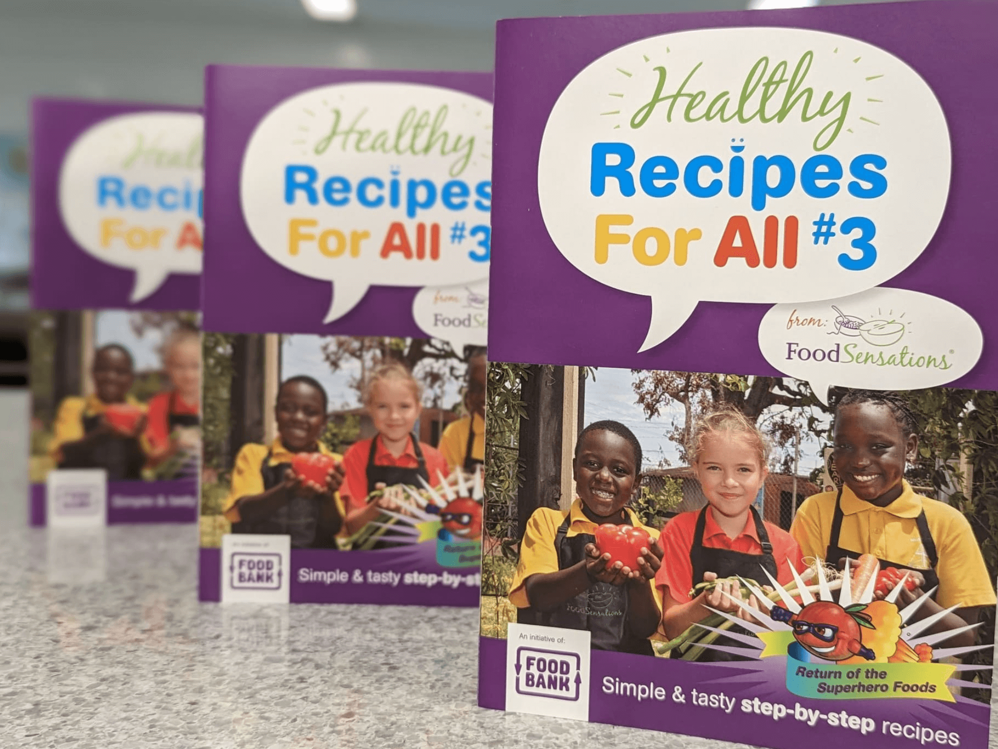 Healthy Recipes For All 3 Book Superhero Foods HQ By Foodbank WA
