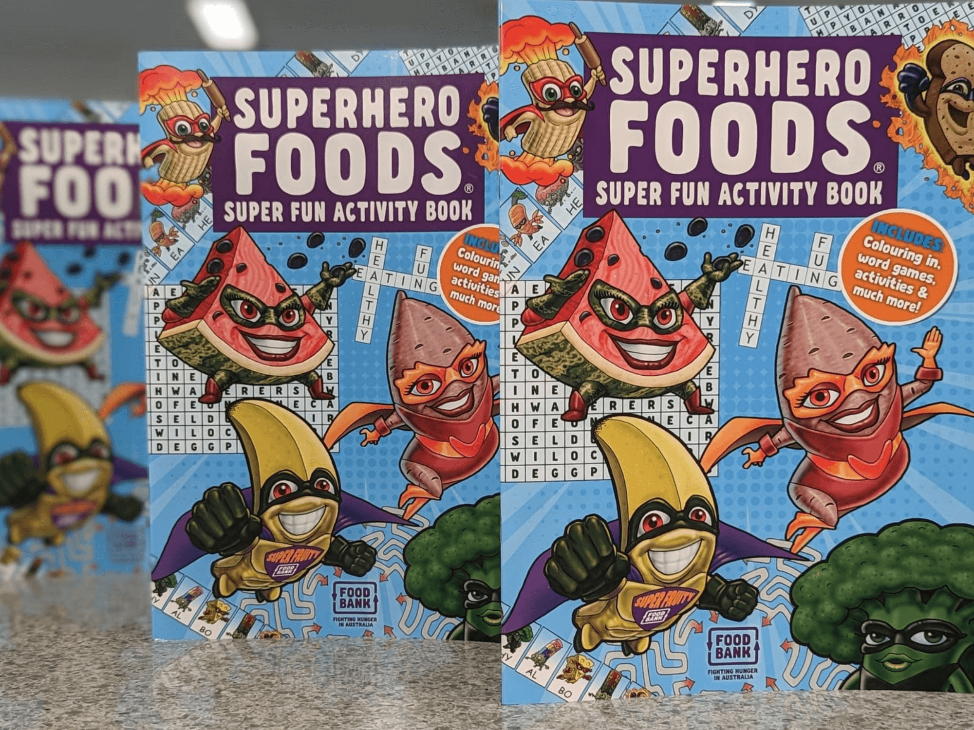 Superhero Foods Activity Book