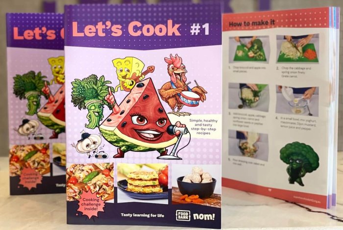 Let's Cook #1 Booklet - Superhero Foods HQ by Foodbank WA